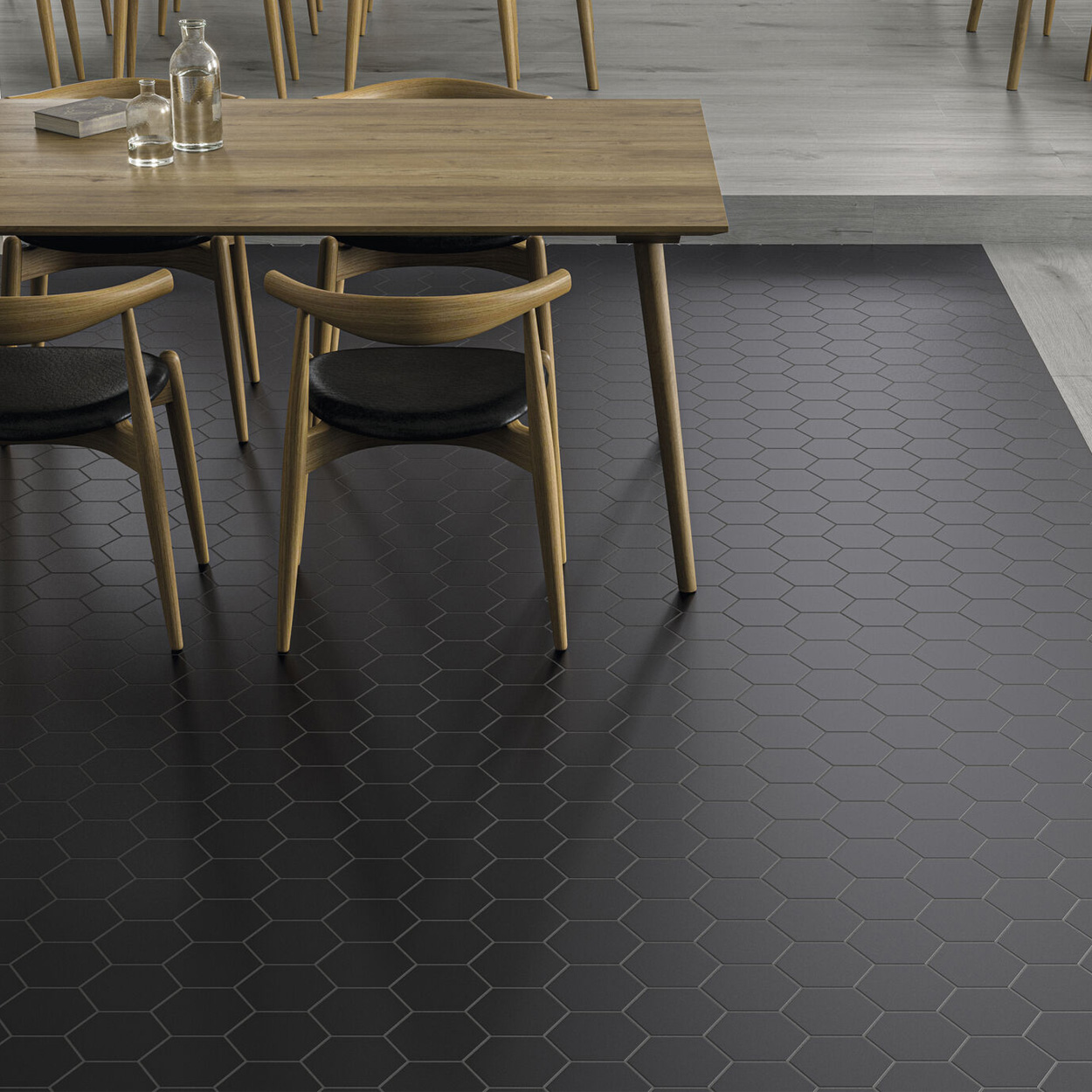 Cifre Ceramica Hexagon Timeless Black mat 15x17cm